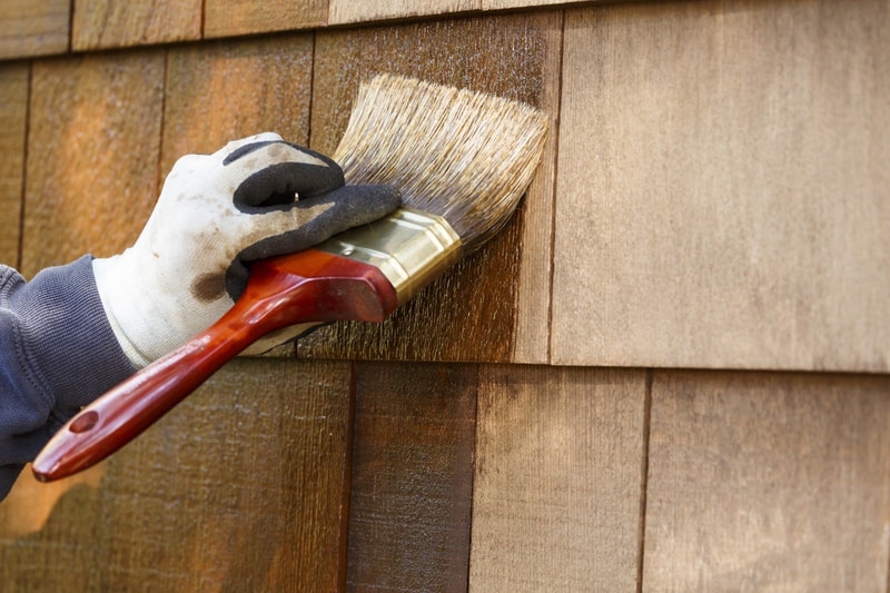 Cedar Siding Painting & Repairs