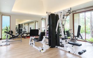 Gym Interior Commercial Painting