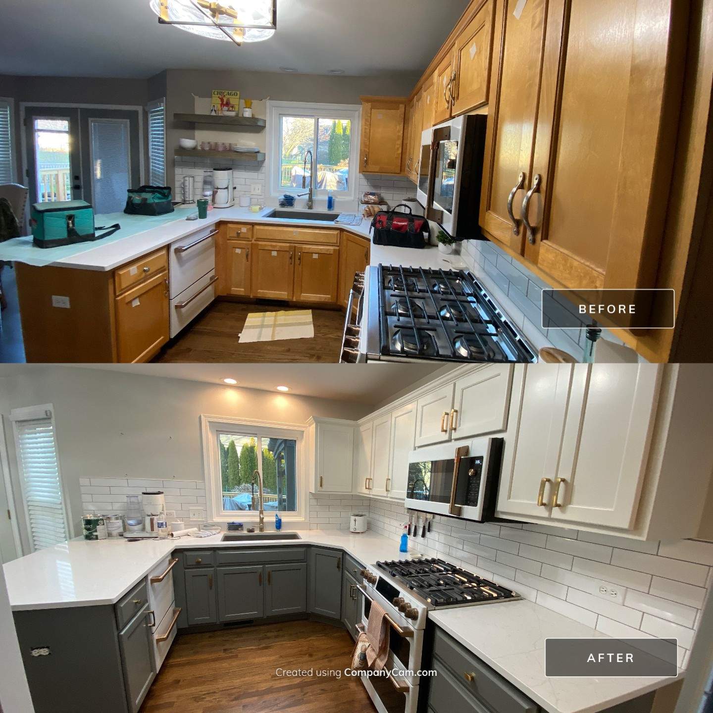 Cabinet painting in Lenox, IL