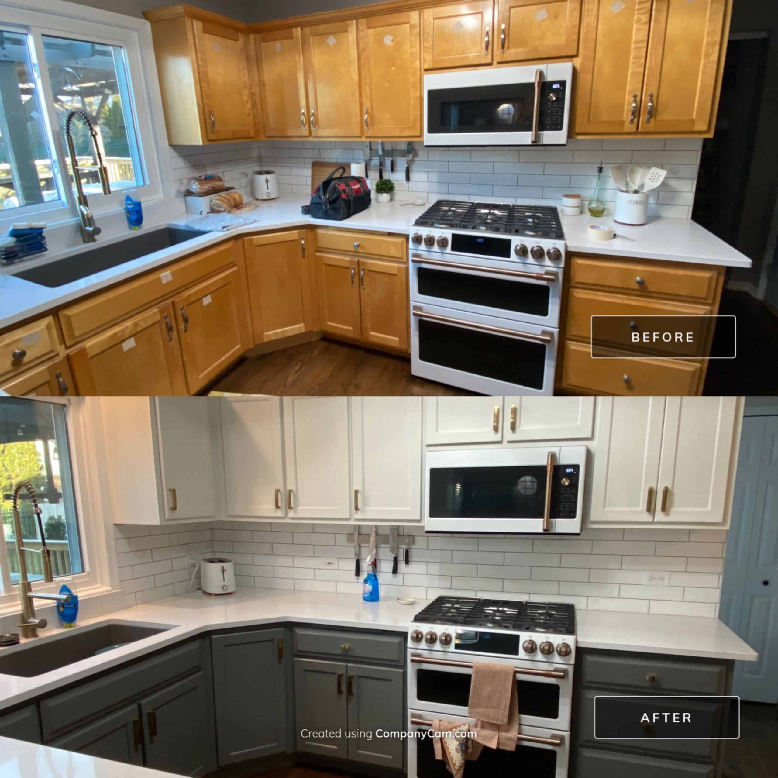Cabinet painting in Lenox, IL